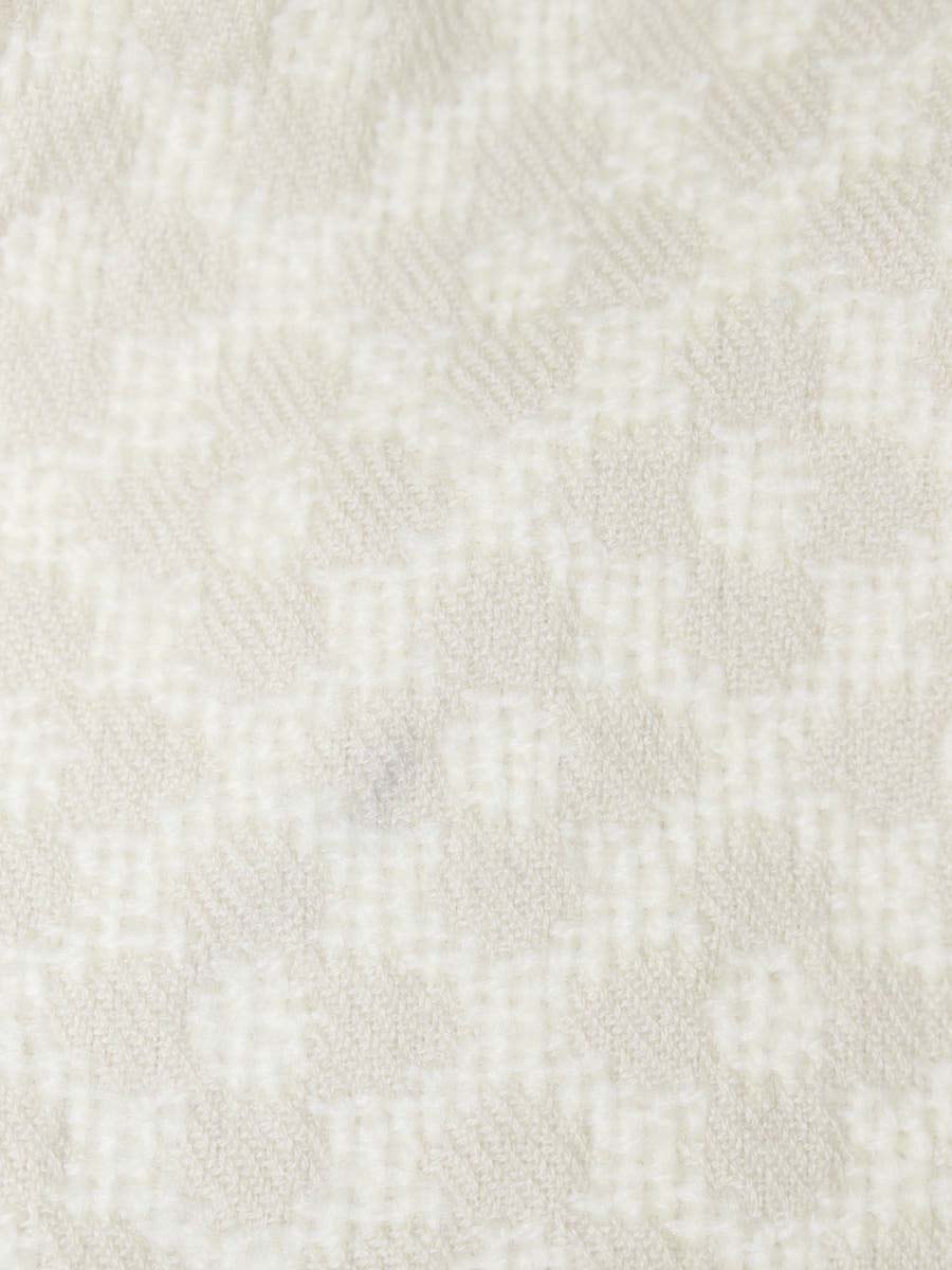 エムズグレイシー 917553 スカート 36 ベージュ フラワーモチーフ ウール フレアー ITYX12GRFGQI