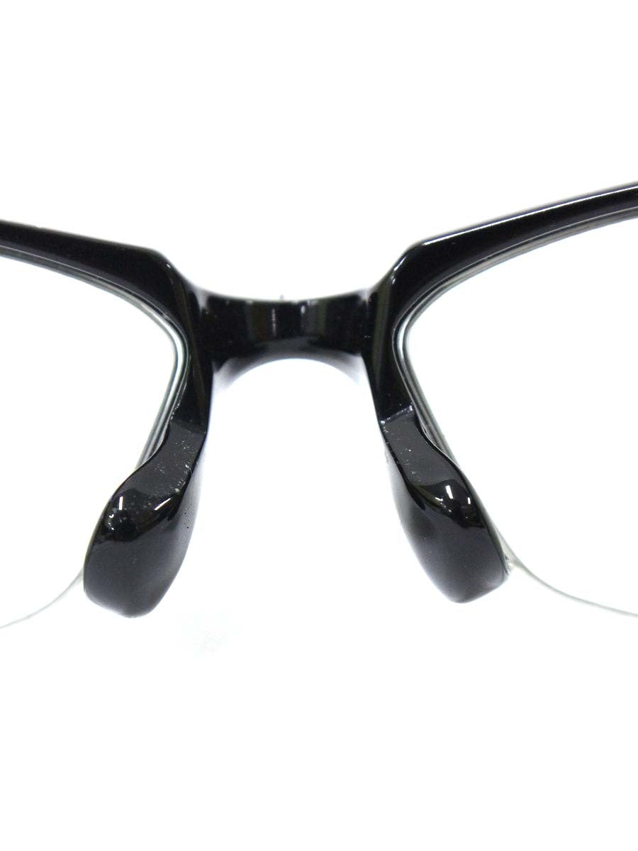 ファクトリー900 FA-208 メガネ ブラック ハーフリム セルフレーム ITI6TBNM75YA