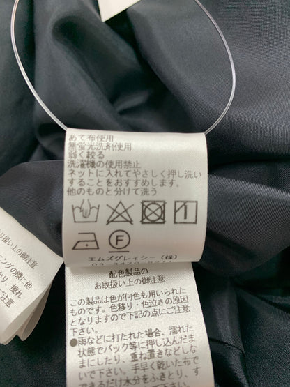 エムズグレイシー 410111 チュニック 40 ブラック 花 リボン ITB4JFSVW7KW