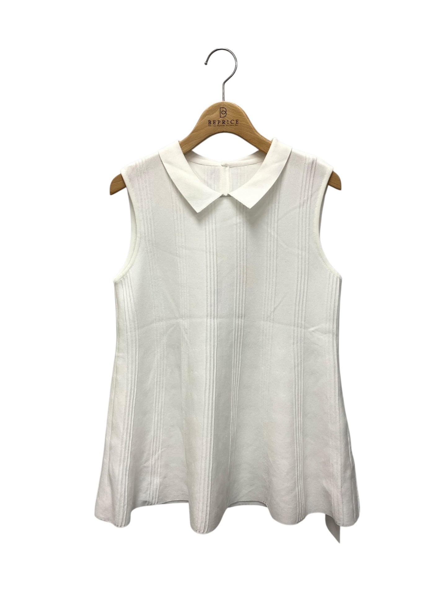 フォクシーブティック Knit Top Primadonna 45158 ノースリーブニット 38 ホワイト ITFZY9EKAC7A