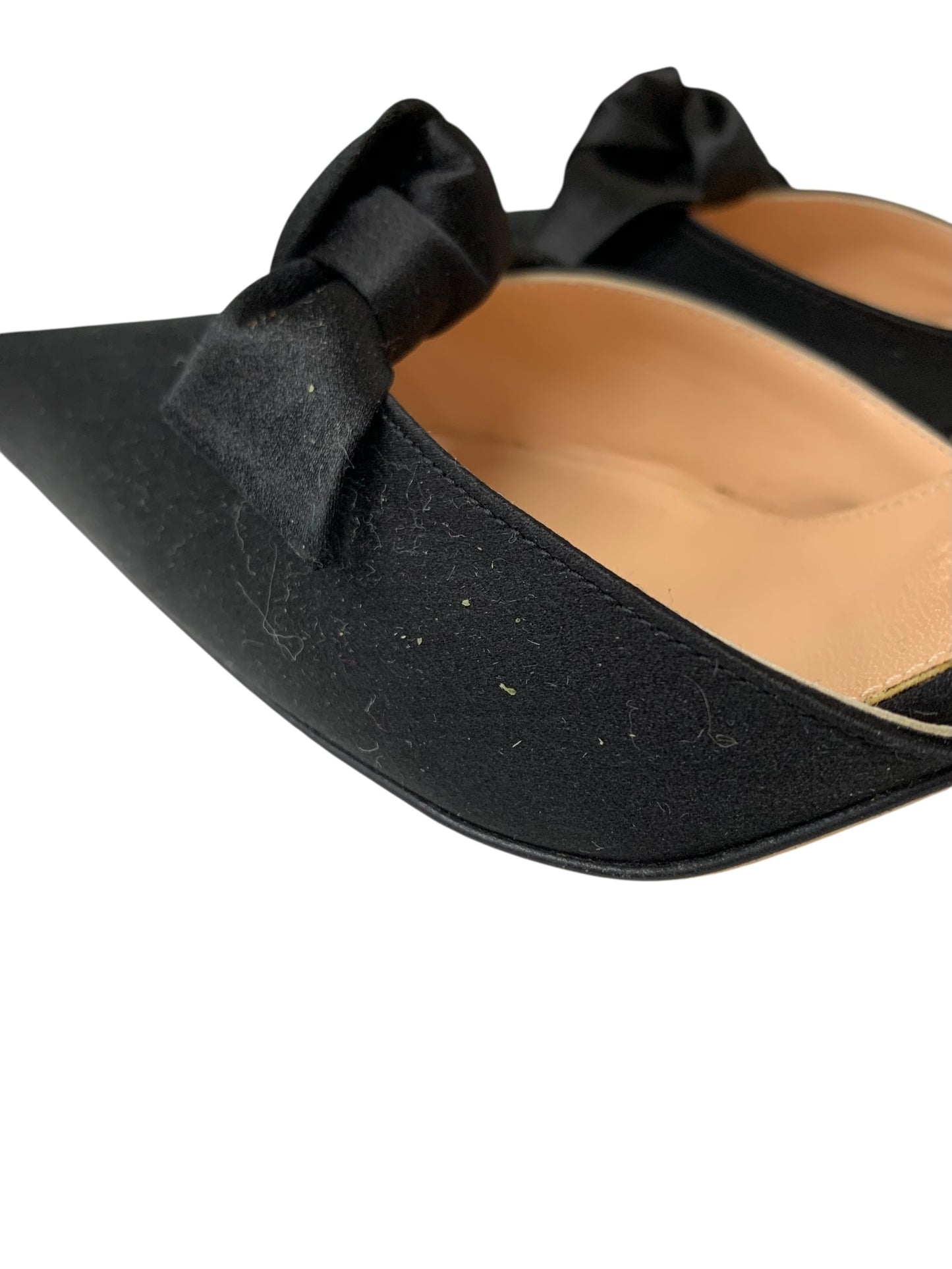 フォクシーブティック 20717 パンプス 35.5 ブラック サテン リボン ITIE5IKTNWXP 【SALE】