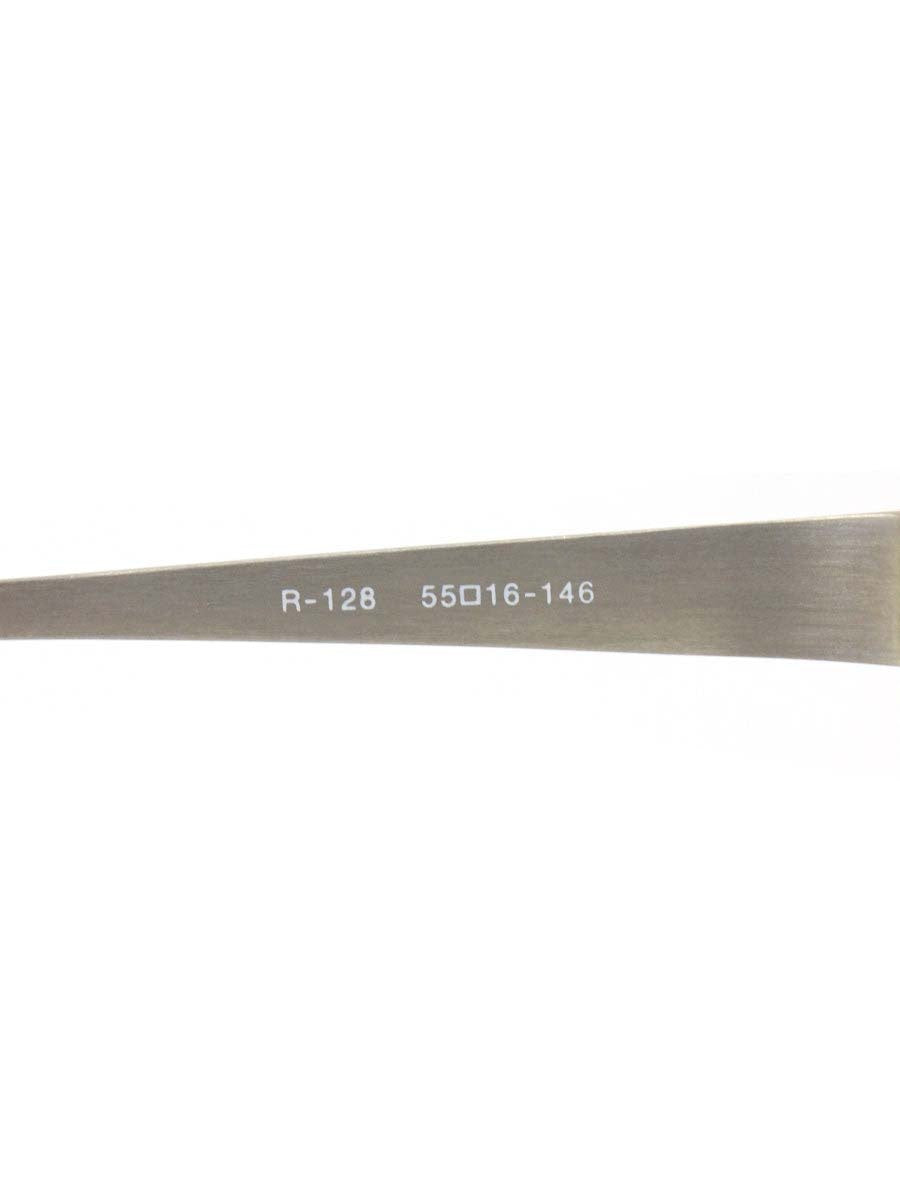リドル R-128 メガネ シルバー 跳ね上げ式 チタンフレーム フルリム スクエア ITJHWXXANA8C