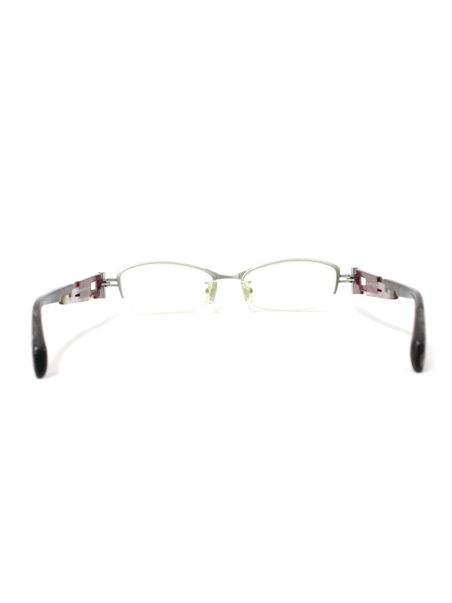 ザ291 R408-4 メガネ グレー/マルチカラー メタルフレーム ハーフリム スクエア ITWR39BM8SI8 【SALE】