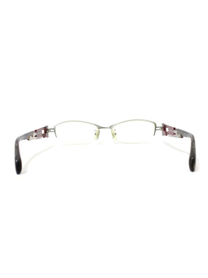 ザ291 R408-4 メガネ グレー/マルチカラー メタルフレーム ハーフリム スクエア ITWR39BM8SI8 【SALE】