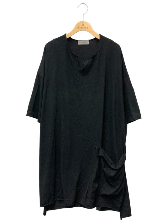 ヨウジヤマモトプールオム NOTCHED NECK POCKET T HS-T85-087 チュニック 3 ブラック IT75F5EJ5SZI