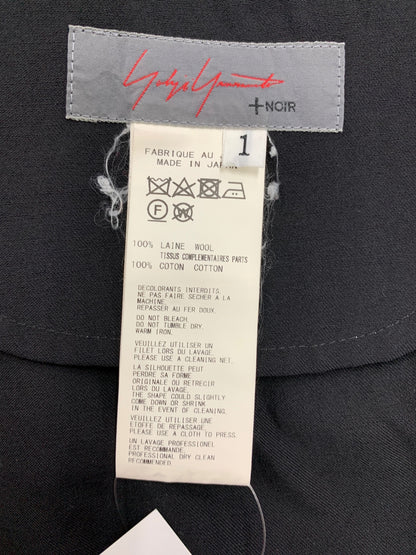 ヨウジヤマモトプリュスノアール Pants NN-P03-100 ワイドパンツ 1 ブラック IT5AF8EES3WA