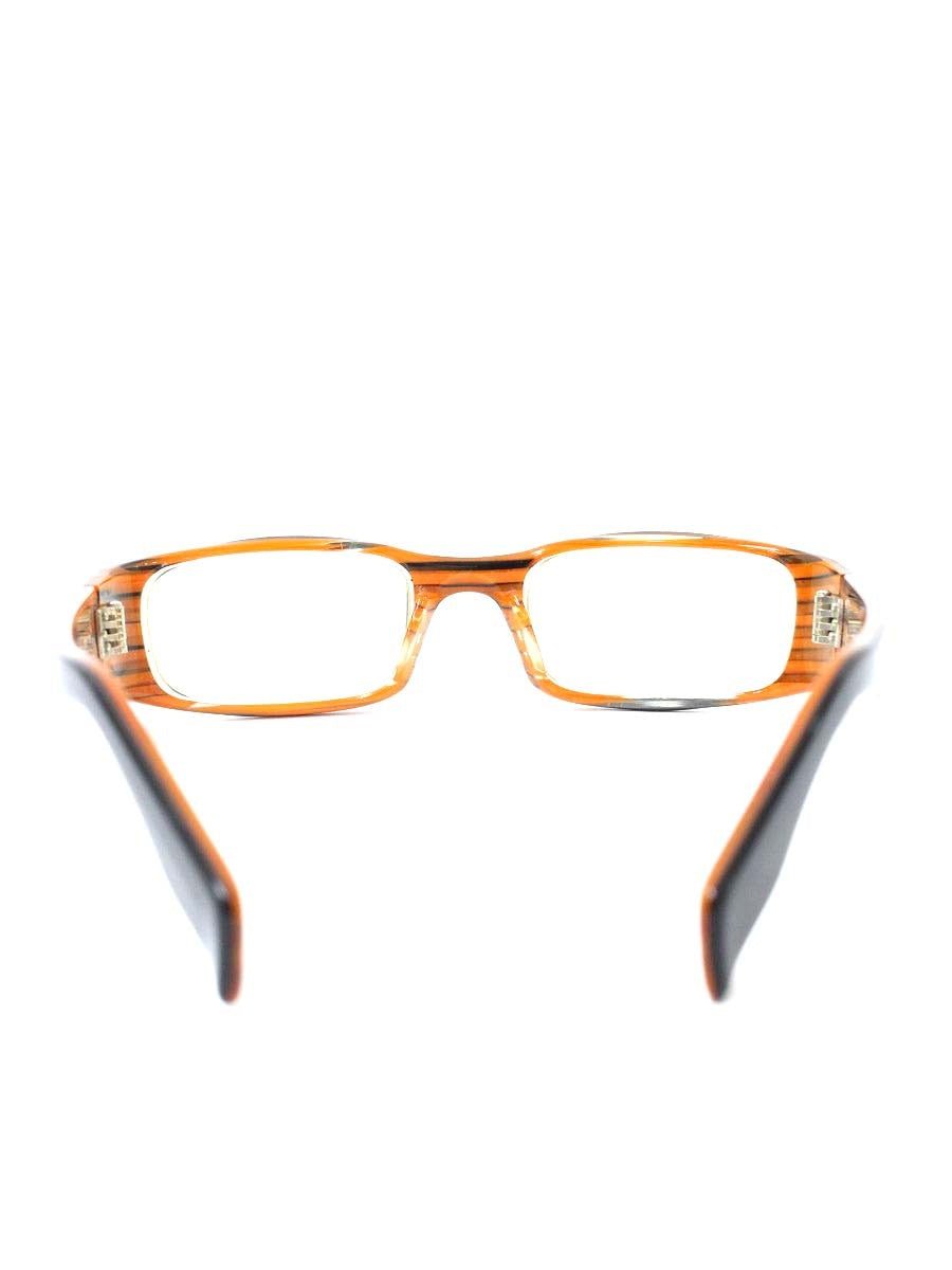 ボーソレイユ O334 324 メガネ ブラック/オレンジ セルフレーム フルリム スクエア ITGB6CFGLWX6 【SALE】