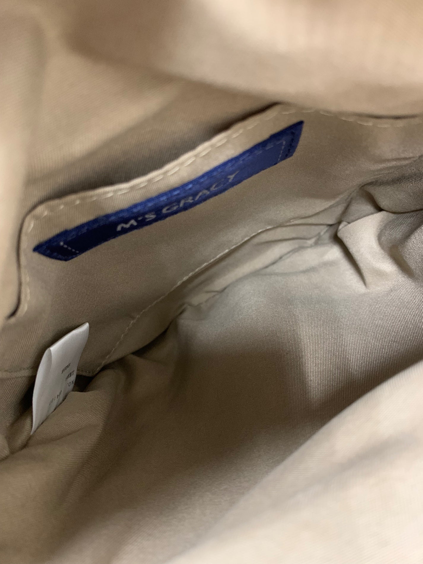 エムズグレイシー 494107  バッグ ブラック リボン 刺繍ロゴ IT5WZTNGO5MQ