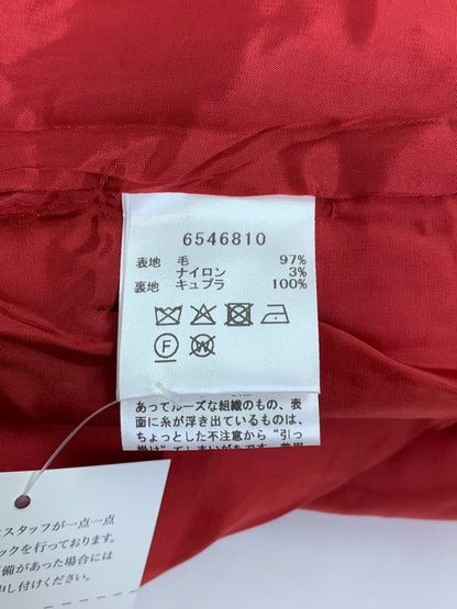 ルネ 6546810 ワンピース 36 レッド ウールツィード ITVQESE57WCO