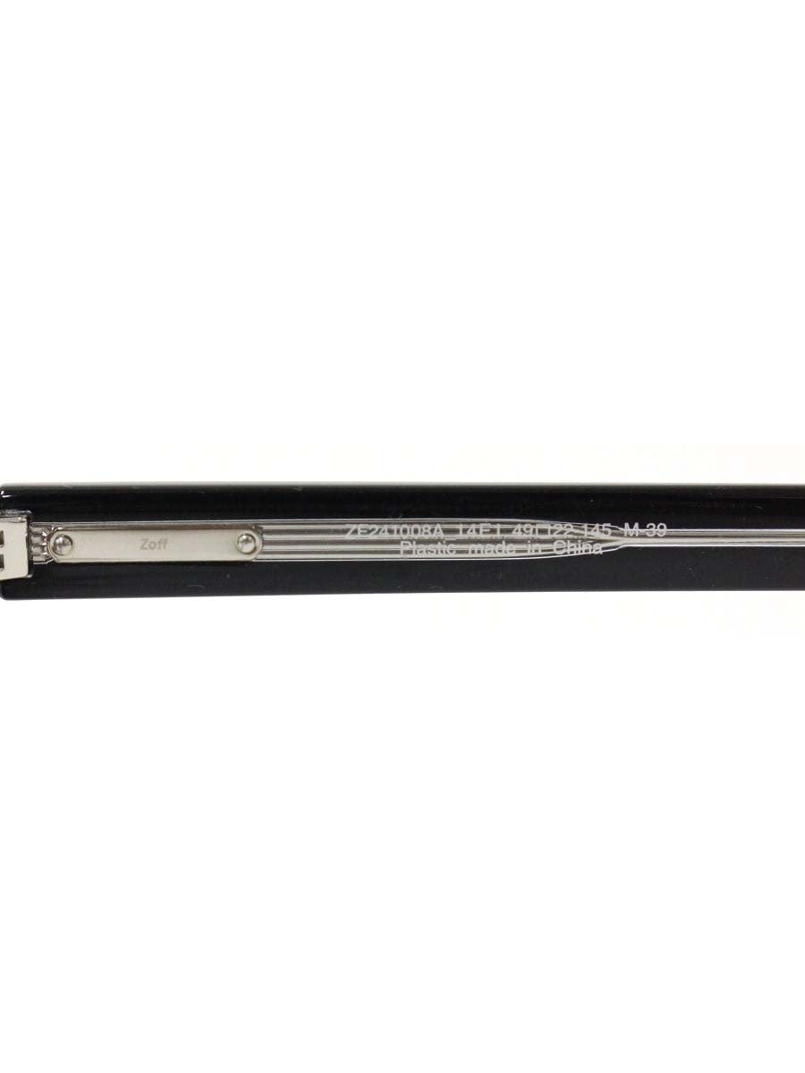 Zoff | UNITED ARROWS DERSS UP ZF241008-14E1 メガネ ブラック セルフレーム フルリム ウェリントン IT79CM4ZI4YQ