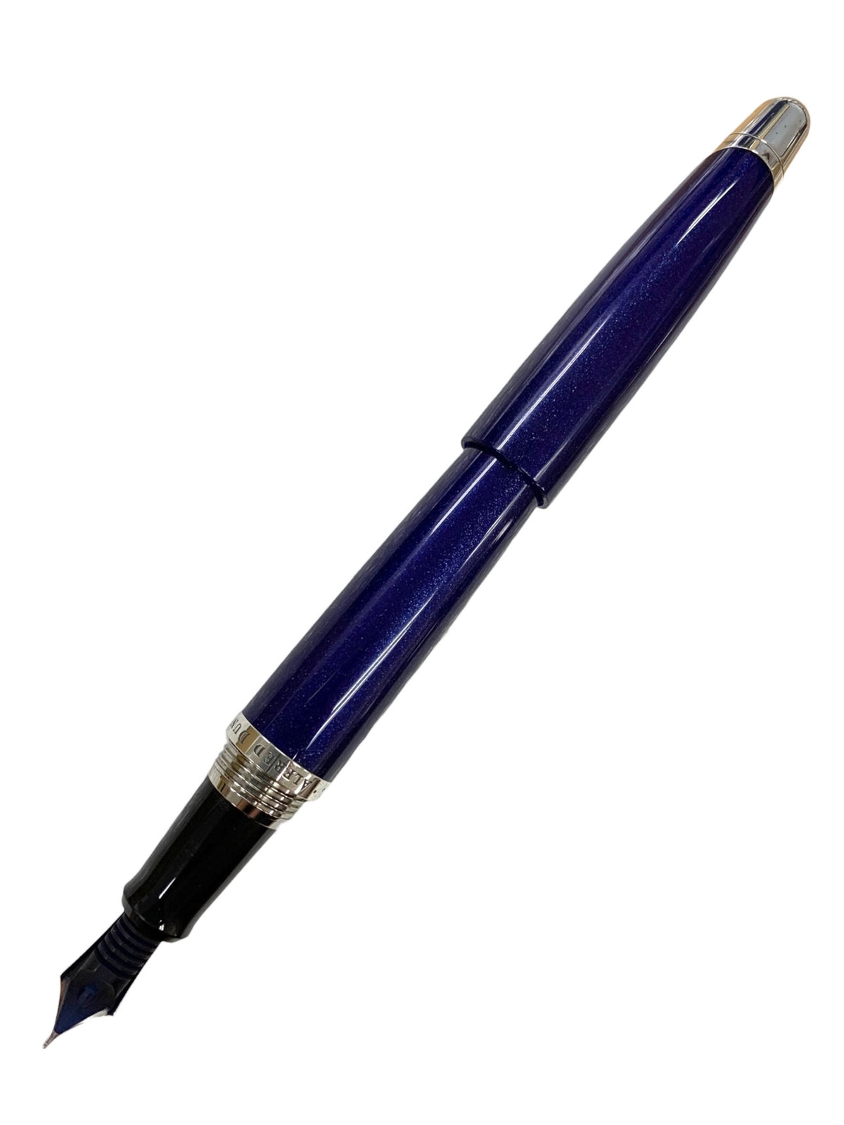 ダンヒル 万年筆 A.D.2000 アジュールブルー シルバー M 18K ITP8IKC4QPXC