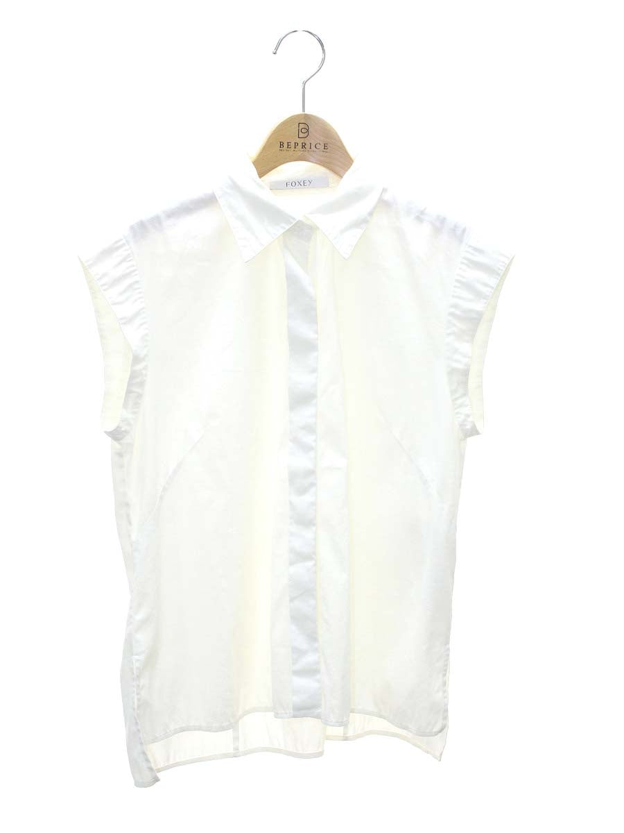 フォクシーブティック Blouse White Campus 35849 シャツ ブラウス 38 ホワイト ITURTMKNKIGO