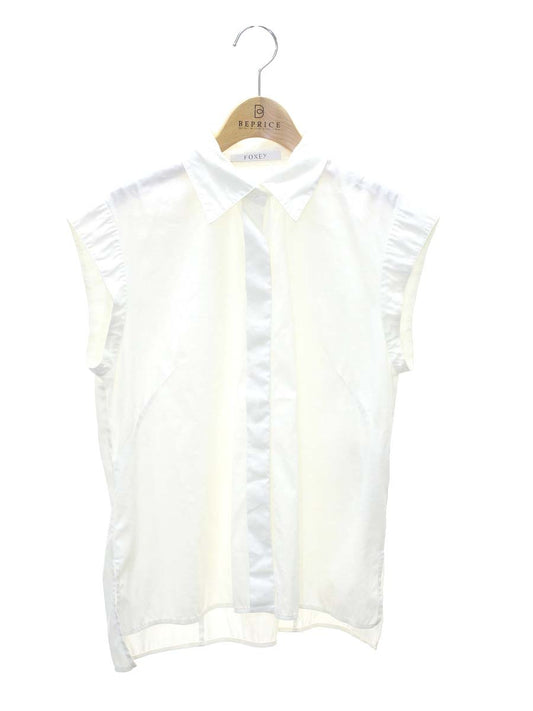 フォクシーブティック Blouse White Campus 35849 シャツ ブラウス 38 ホワイト ITURTMKNKIGO