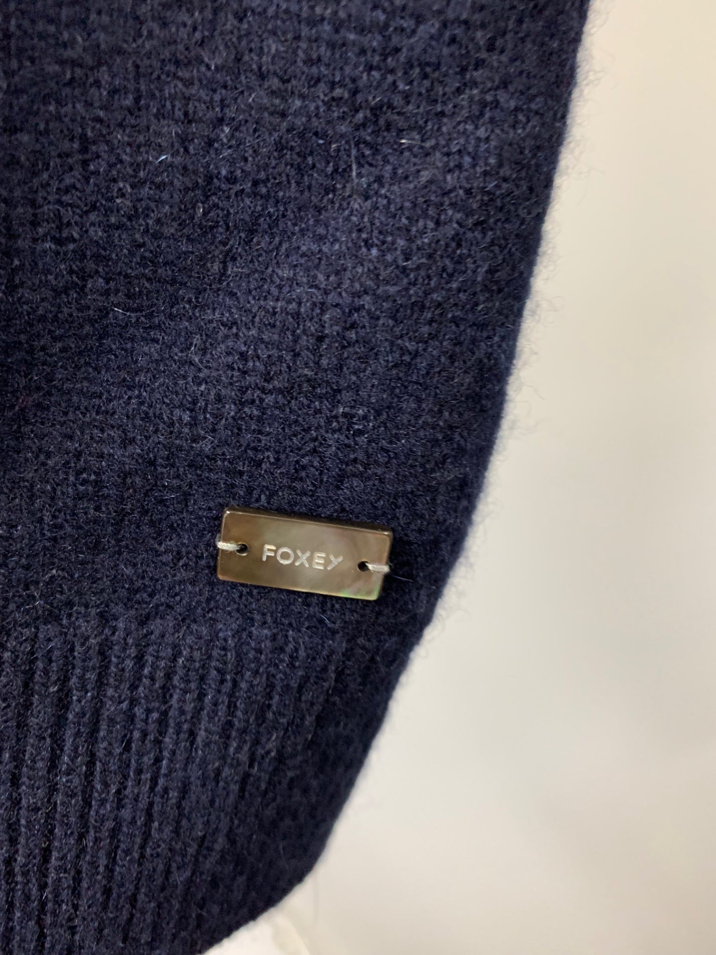 フォクシーブティック Knit Parka Florence Hoodie 43206 40 ネイビー ITBQFQMNETOM フォクシーブティック Knit Parka Florence Hoodie 43206 40 ネイビー