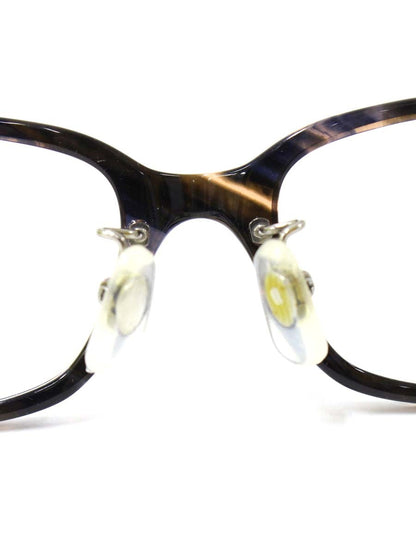 金子眼鏡 KC-44 メガネ ブラウン セルフレーム フルリム スクエアシェイプ ITC5U15X5EY8