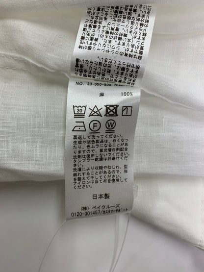 ドゥーズィエムクラス 23-050-500-7040-1-0 シャツ ホワイト 麻100％ ITD9DTLXOZYK