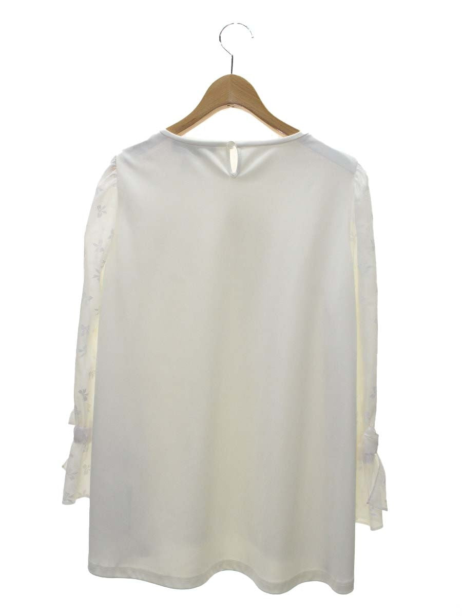 エムズグレイシー 115101 チュニック 40 ホワイト シフォン