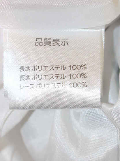 スーパービューティー ワンピース 42 ホワイト レース ビジュー ITEX7AMXCBJK