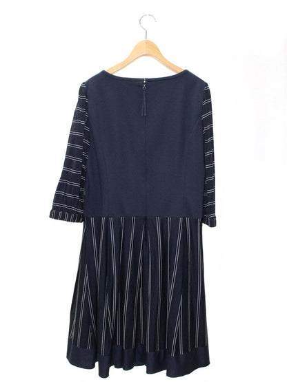 トゥービーシック W7J20-754-29 ワンピース 44 ネイビー リボン ITGCQUBTOJQW