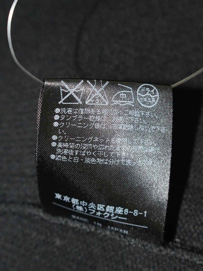 フォクシーブティック 34892 コート F ブラック ウール ニット ロングカーディガン ITA6SQB4AAAO