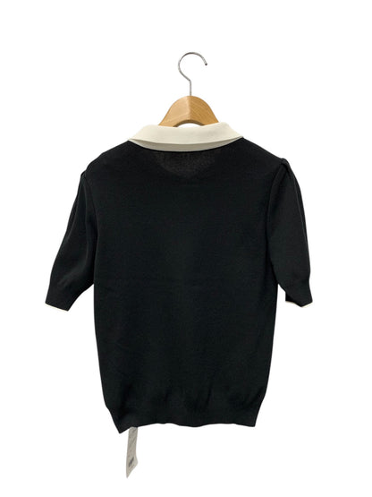 フォクシーブティック 42119 ニット セーター 38 ブラック Knit Top Collette ITHGTMP4HNTO