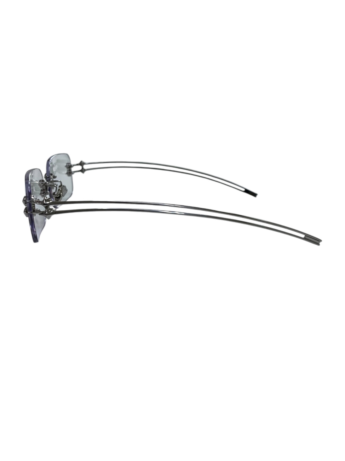 ジェントルモンスター GENTLE MONSTER Tetra 02 テトラ BOLD リムレス メガネ シルバー IT3A1PGH6FOU