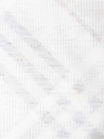 バーバリーブルーレーベル FA511-109-30 カットソー 38 ホワイト/ネイビー チェック フリル IT8J5LKR5657