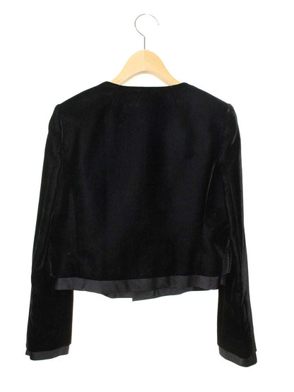 ハロッズ 11500090 ジャケット 2 ブラック ベロア リボン ITHRF4TZQNKO 【SALE】