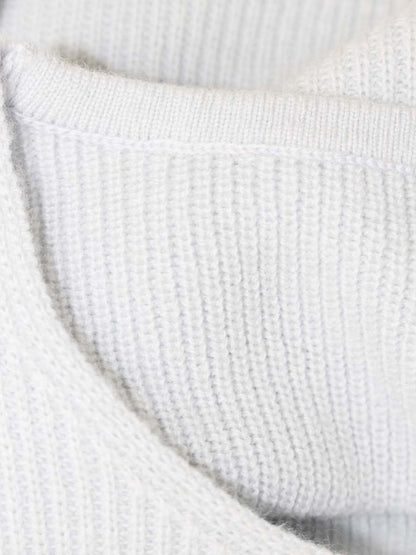 トゥービーシック W5N09-627-20 ニット 40 ブルー Vネック ビジュー IT098FU5GFCO