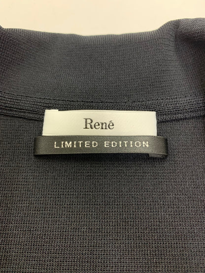 ルネ LIMITED EDITION Knit Short Jacket 6522980 ニットジャケット 38 ブラック IT86WZ90PMQE