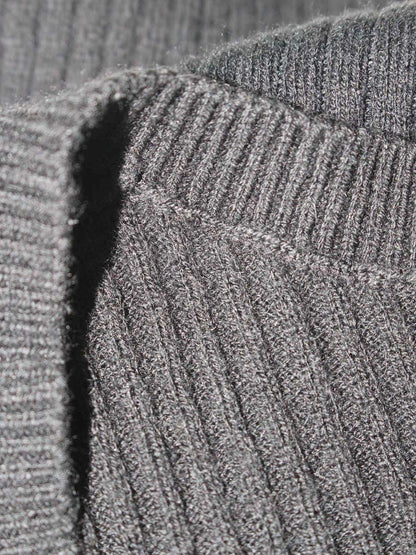 ラコステ AF2882 ニット 42 ブラック カシミヤ混 サイドボタン プレート ITM0DQ0L9HOC