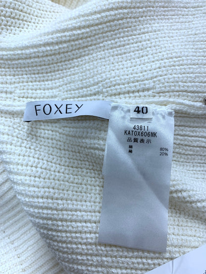 フォクシーブティック KNIT TOP OL’ENE 43811 ニット 40 アイボリー ITRI8T4YLLFA