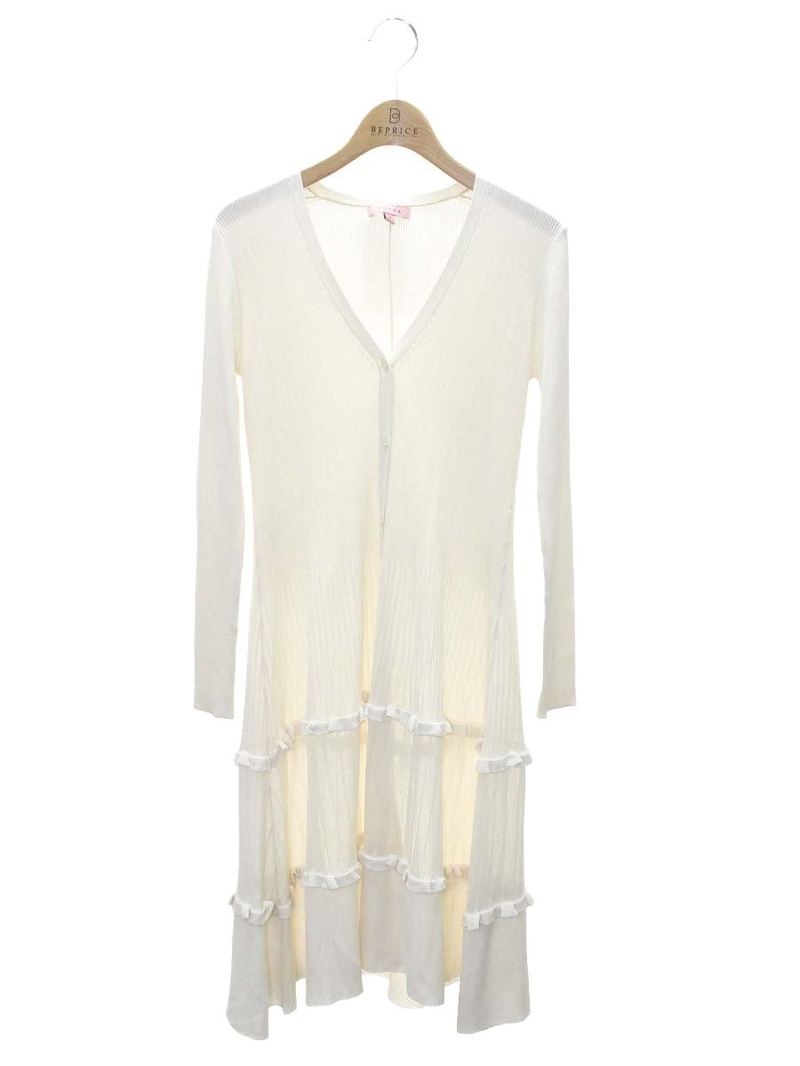 トッカ AJISAI LONG CARDIGAN KRTONS0012 ロングカーディガン F オフホワイト ITE6PDOJ717X