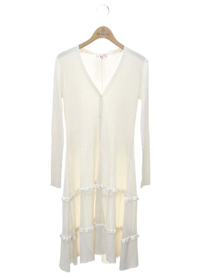 トッカ AJISAI LONG CARDIGAN KRTONS0012 ロングカーディガン F オフホワイト ITE6PDOJ717X