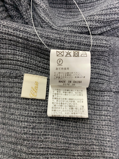 グレースクラス ビジューロゴニットトップ 0025443021 セーター 36 グレー ITGZL9KZP4LK