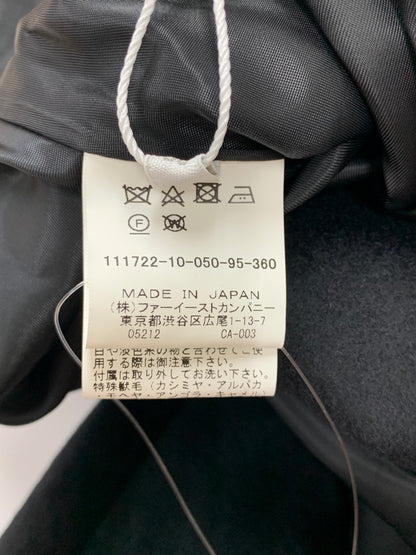 アナイ 111722-10-050-95-360 ノーカラージャケット 36 ブラック カシミヤ混 IT0MI9PH6CC0