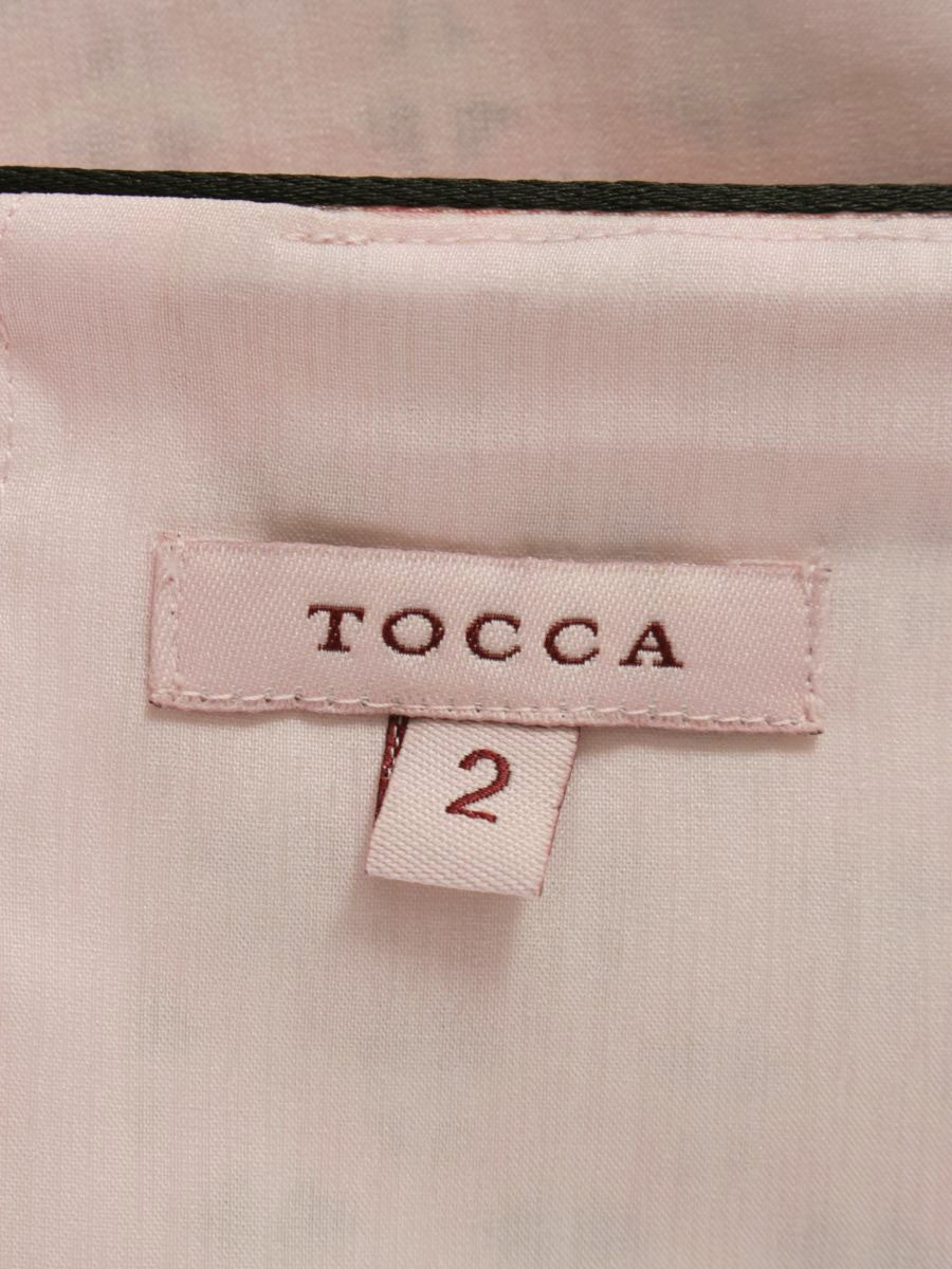 トッカ OPTOHM0530 ワンピース 2 ピンク スリットネック ITYCIHJN36RS