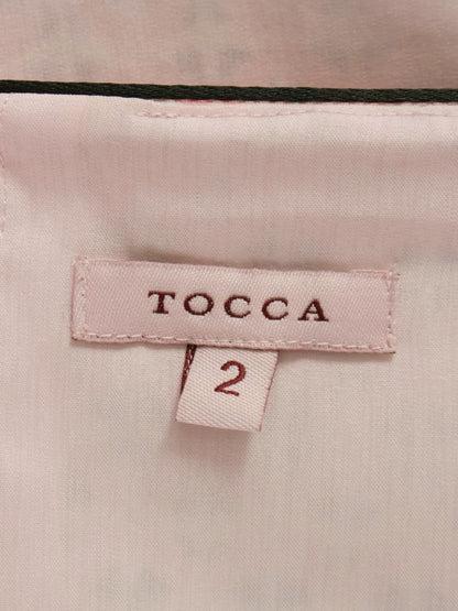 トッカ OPTOHM0530 ワンピース 2 ピンク スリットネック ITYCIHJN36RS