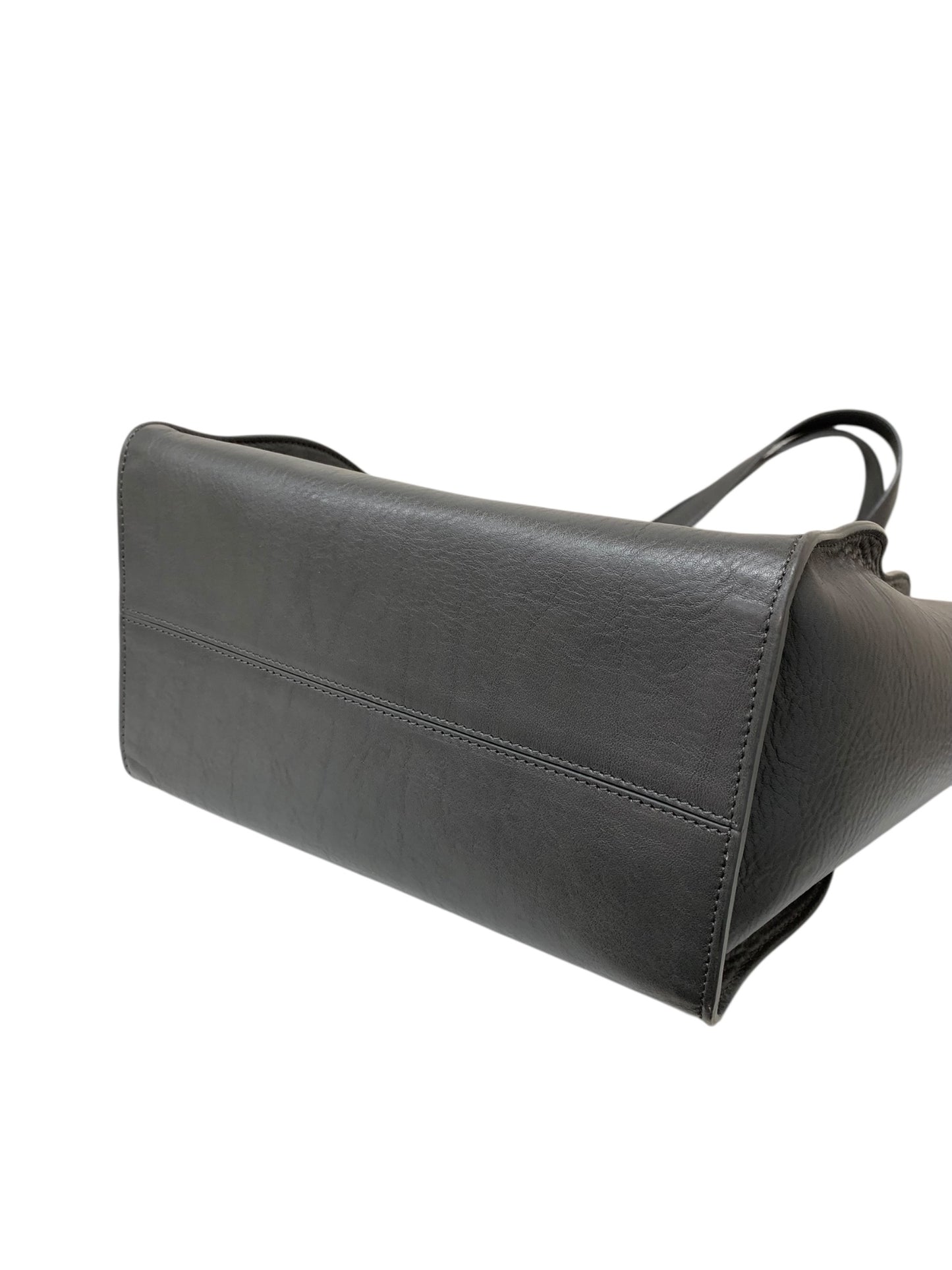 ヒロフ トートバッグ グレー レザー ITQHK249R1J0