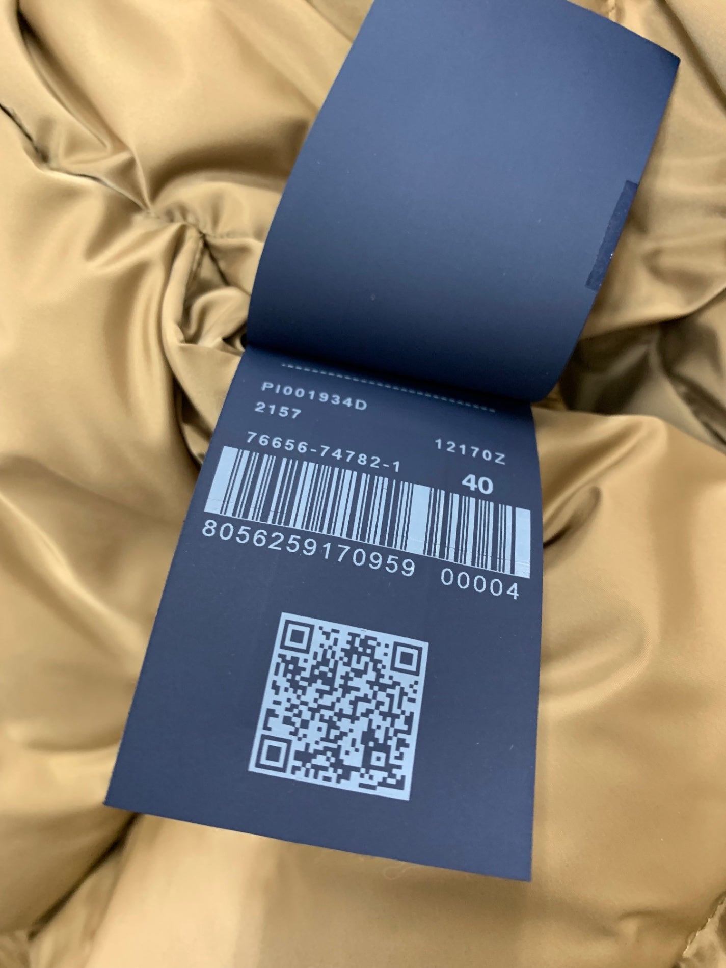 ヘルノ PI001934D 12170Z ダウンコート 40 キャメル 2WAY ヌートリアファー IT3G8Z19DEA4