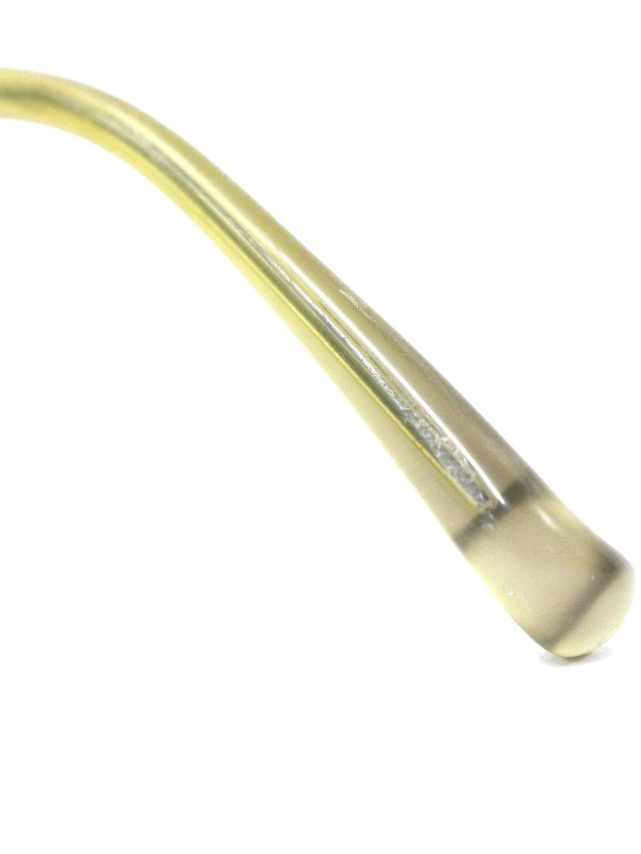 フォーナインズ S-240T メガネ グレー/カーキグリーン メタルフレーム ハーフリム オーバル IT367TNDPVZG 【SALE】