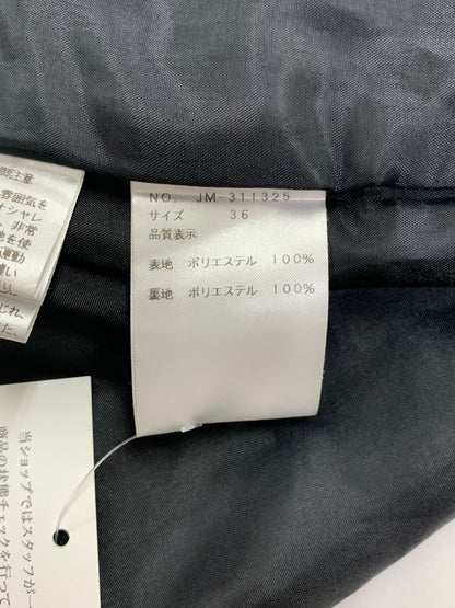エムズグレイシー 311325 ワンピース 36 ブラック フラワーモチーフ シフォン ITBBZA7H5QDS