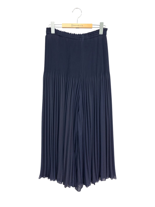 エムズグレイシー 316102 パンツ 42 ネイビー シフォンプリーツパンツ ITLK113HHZK0