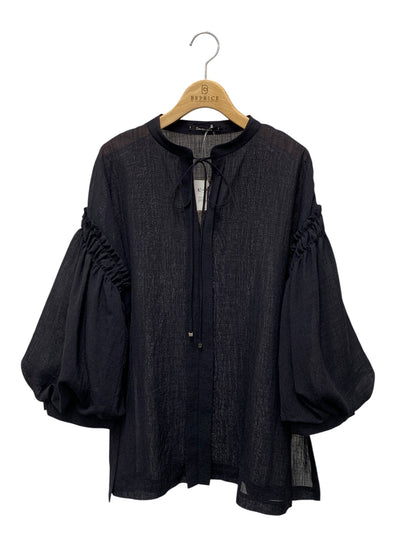 デイジーリン Blouse Sheer Puff Puff 06663 ブラウス 38 ネイビー ITTT2RWCYWQ2