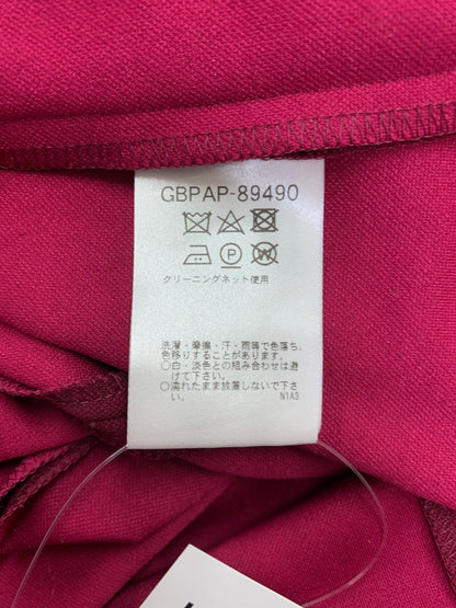 シビラ ワンピース M ワインレッド ウール タック ITC2LGCVVNJ4