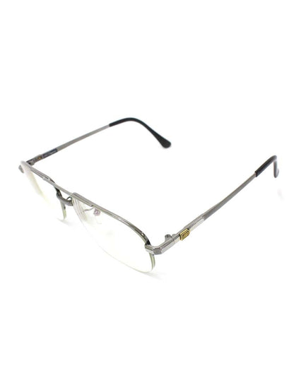 デュポン DP2433T メガネ ガンメタリック メタルフレーム ハーフリム スクエア IT2LMN98GPA4 【SALE】