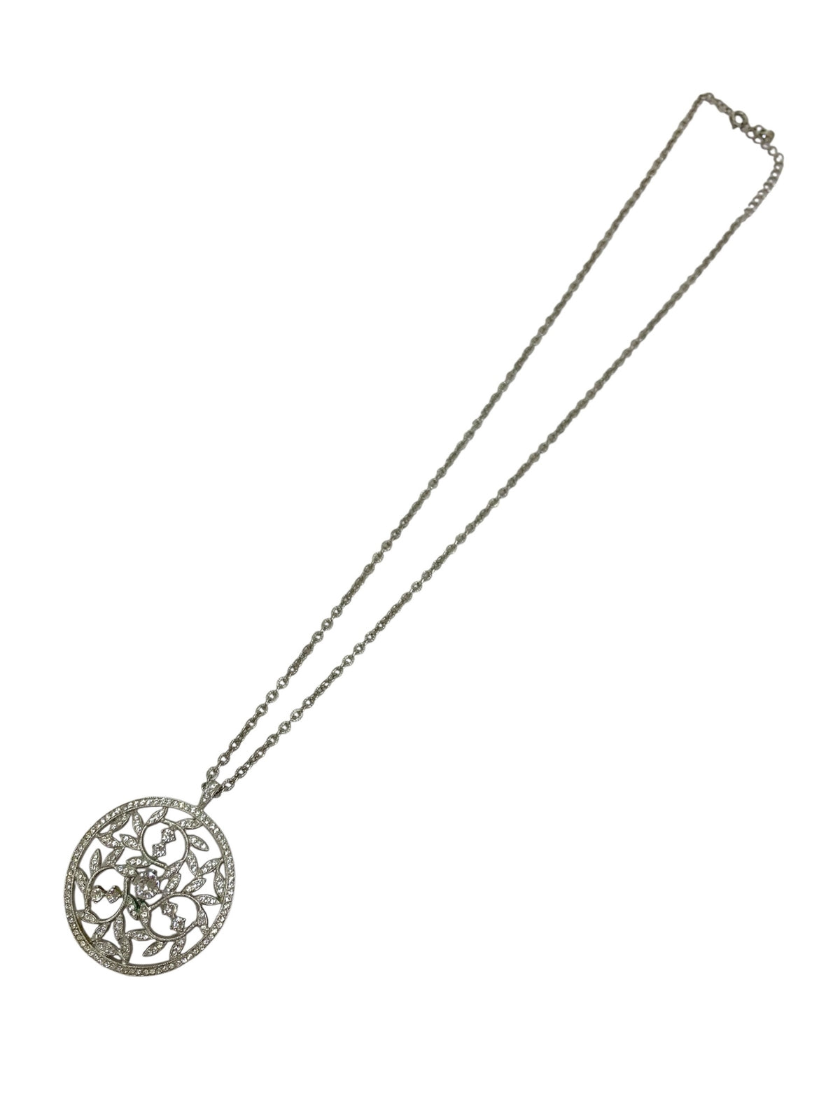 フォクシーブティック NECKLACE CRYSTAL MOON 25772 ネックレス シルバー ITMVJG2NBHU6