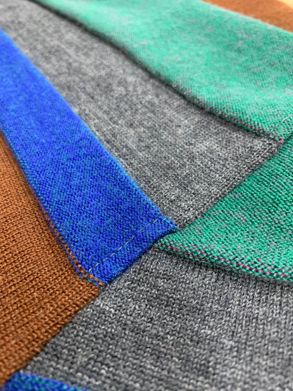 イッセイミヤケメン ME23KN012 ニット 2 マルチカラー ボーダー ウール ITTE0LXCFQ9I 【SALE】