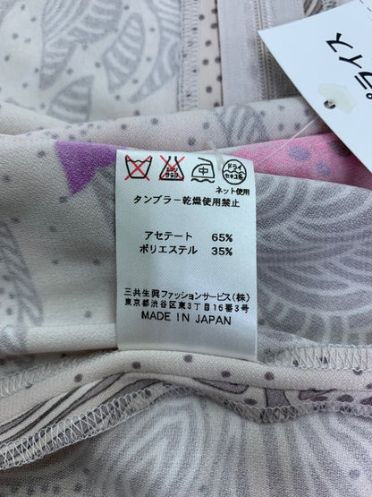 レオナールファッション 0139222 カットソー 42 ピンク フラワープリント バックジップ IT8IHQN1H1JO