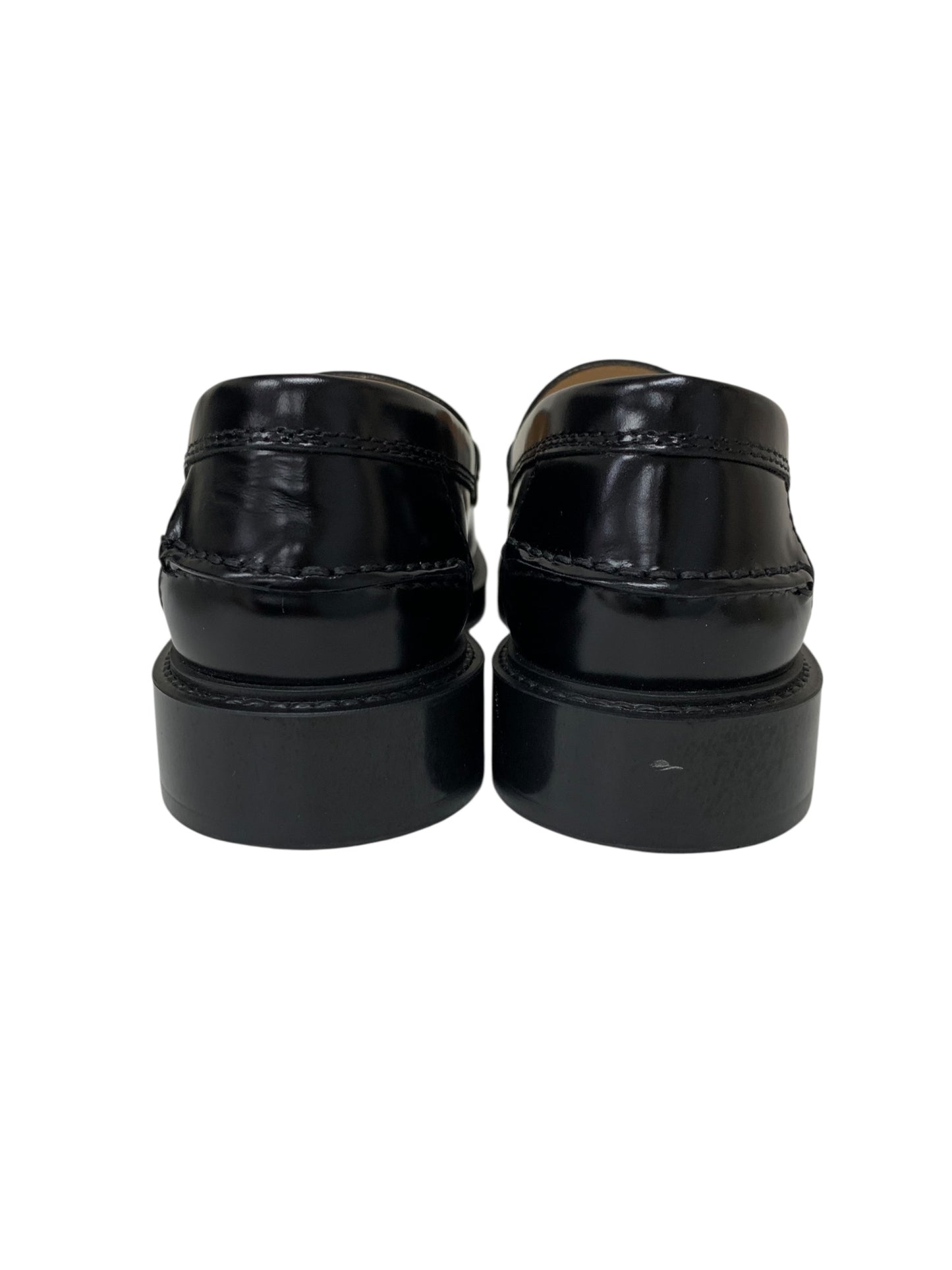 トッズ XXW59C0EN90SHAB999 ローファー 37 ブラック ケイト メタルチェーン IT3ODNMNP77K